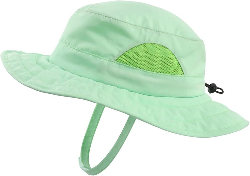 Connectyle Kids Sun Hat for Boys Girls Wide Brim Bucket Hat UPF 50+ Sun Protection Hat Breathable Summer Beach Hat - Image 1